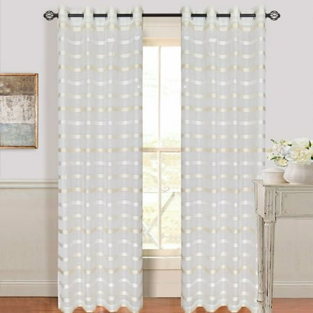 95 inch white curtains lavish home arla grommet single curtain panel 95inch whitecream 95 inch white curtains lavish home arla grommet single curtain panel 95inch whitecream